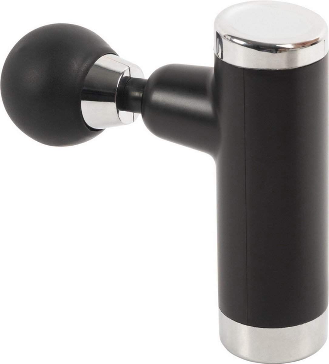 Afbeelding 2 van Mini massage gun Silver Gear (Zwart)