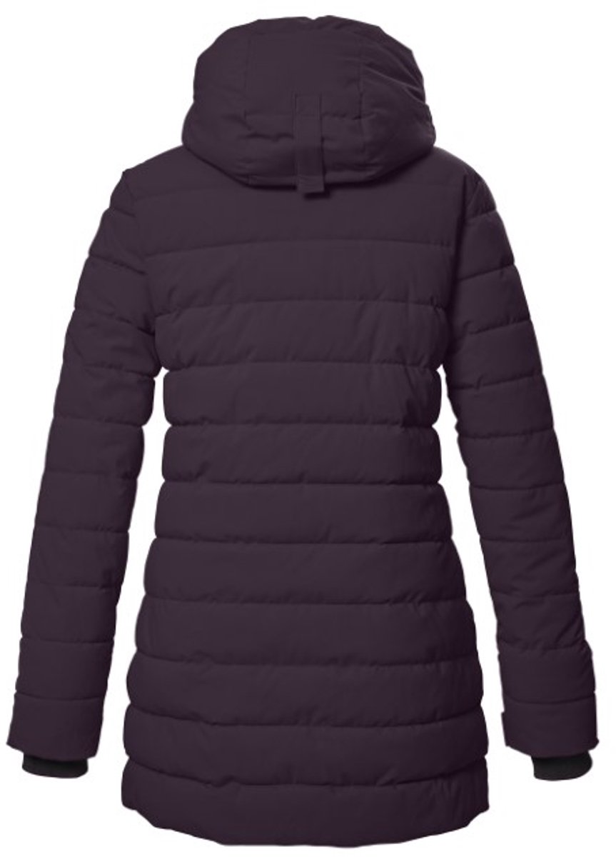 Killtec dames winterjas - parka padded - 41809 - paars - maat 46