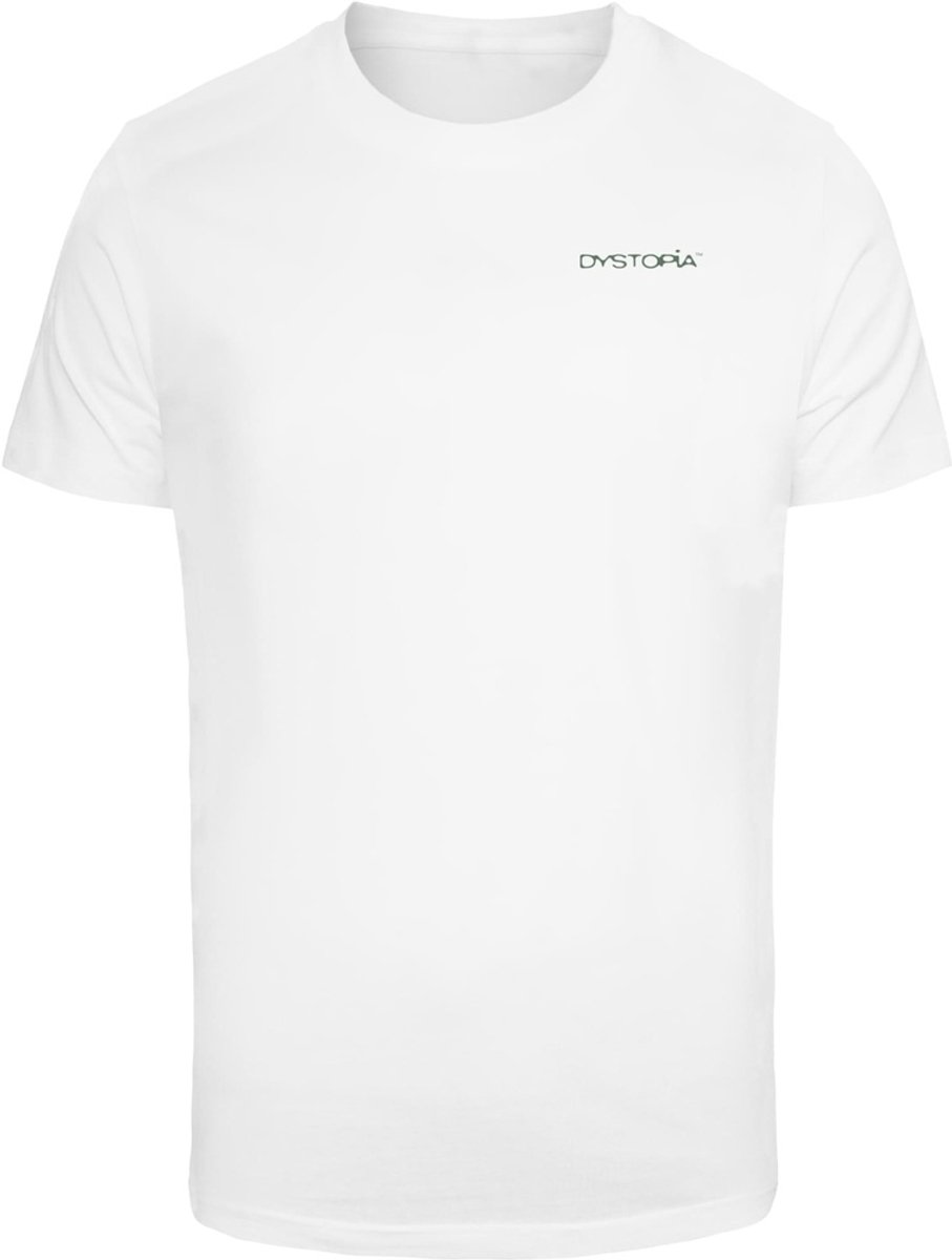 Mister Tee Dystopia Heren T-shirt XL Wit