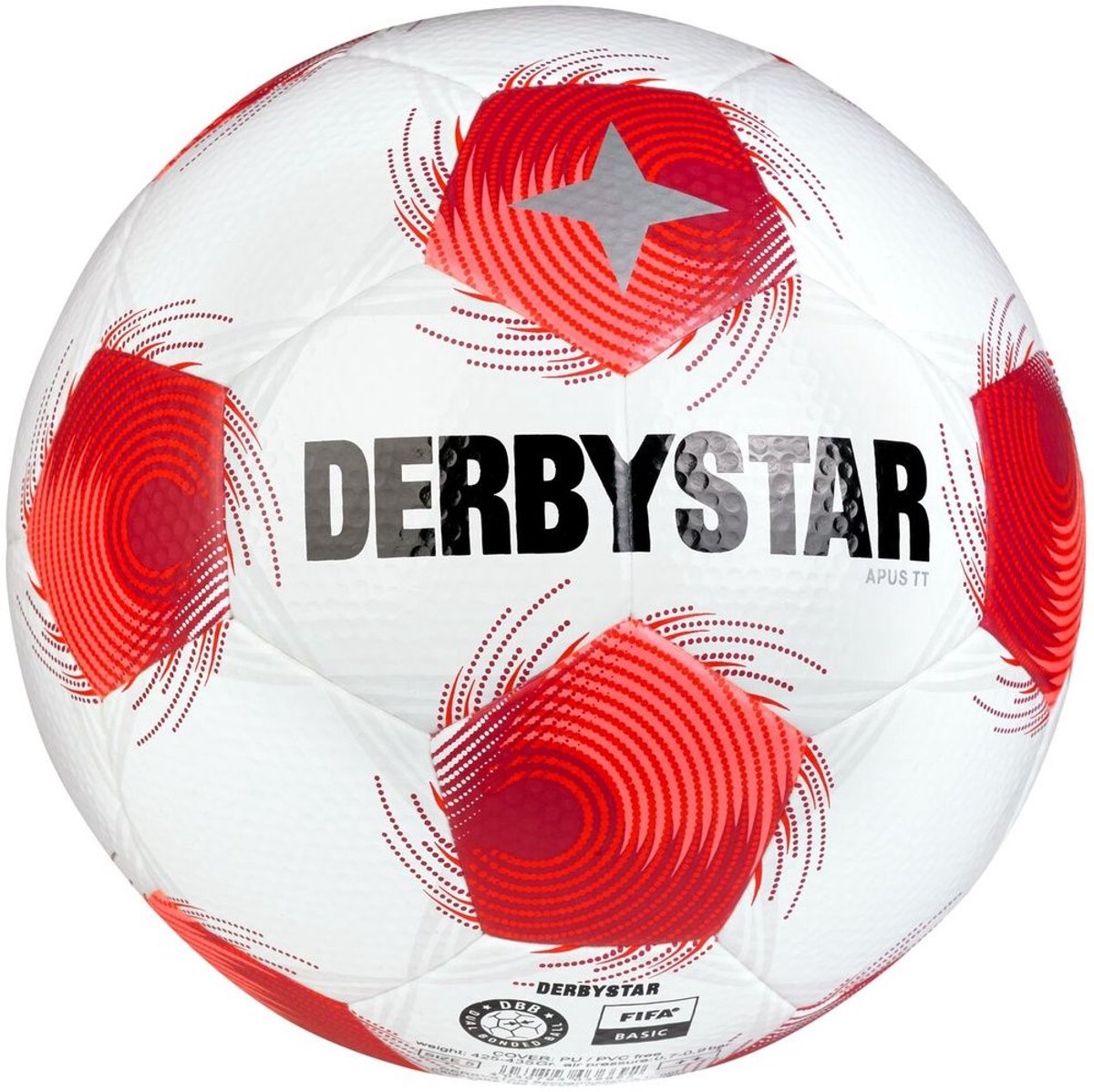 Derbystar Fußball Apus Tt Db V25 122045 Weiss/Rot-5
