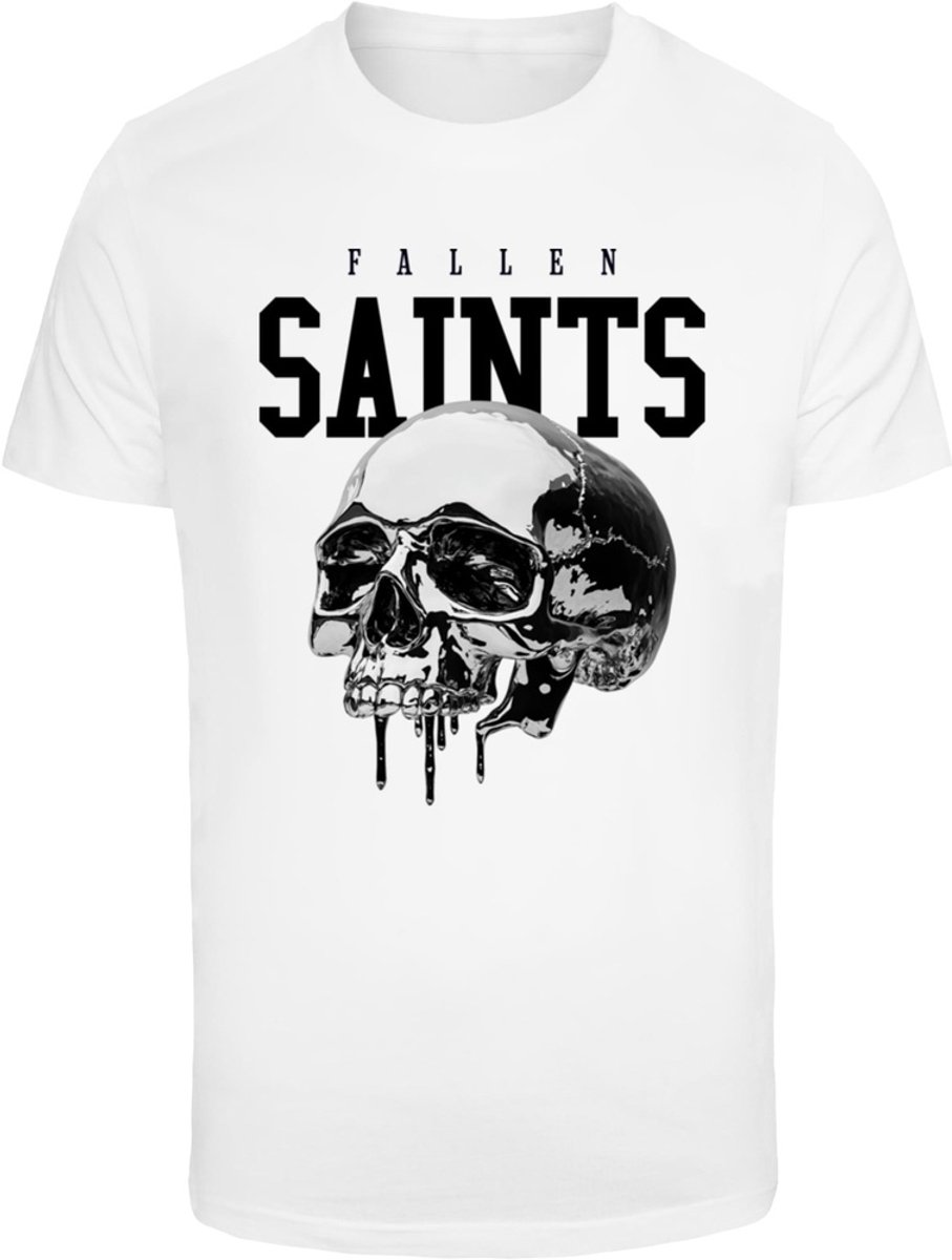 Mister Tee T-shirt Saints Skull Wit