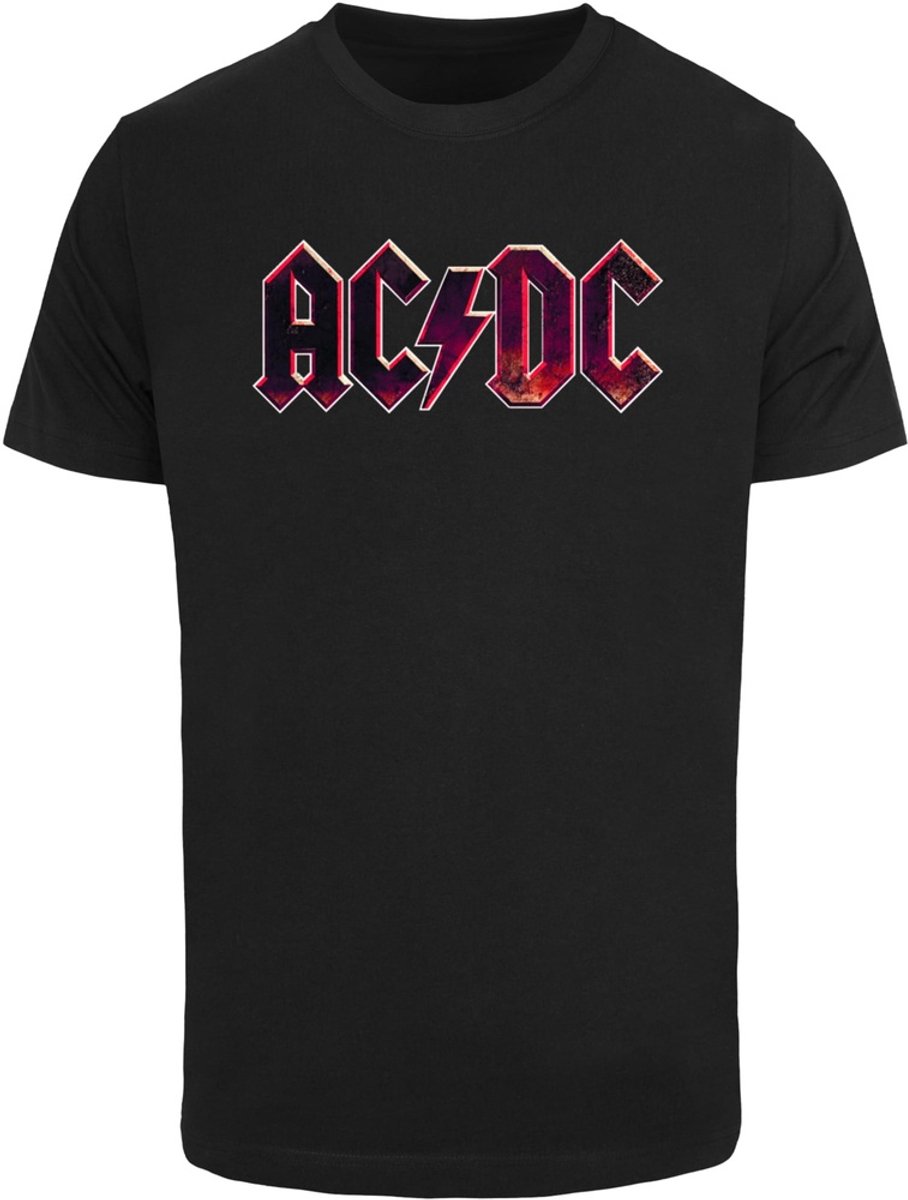 Merchcode ACDC T-shirt met verweerd logo MP5011726