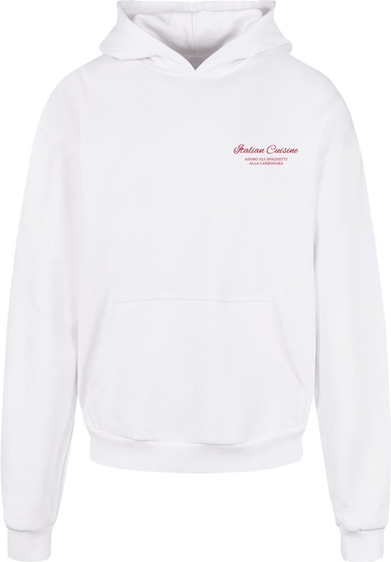 Merchcode Al Dente Per Favore Oversized Hoody MP0008515 White-M