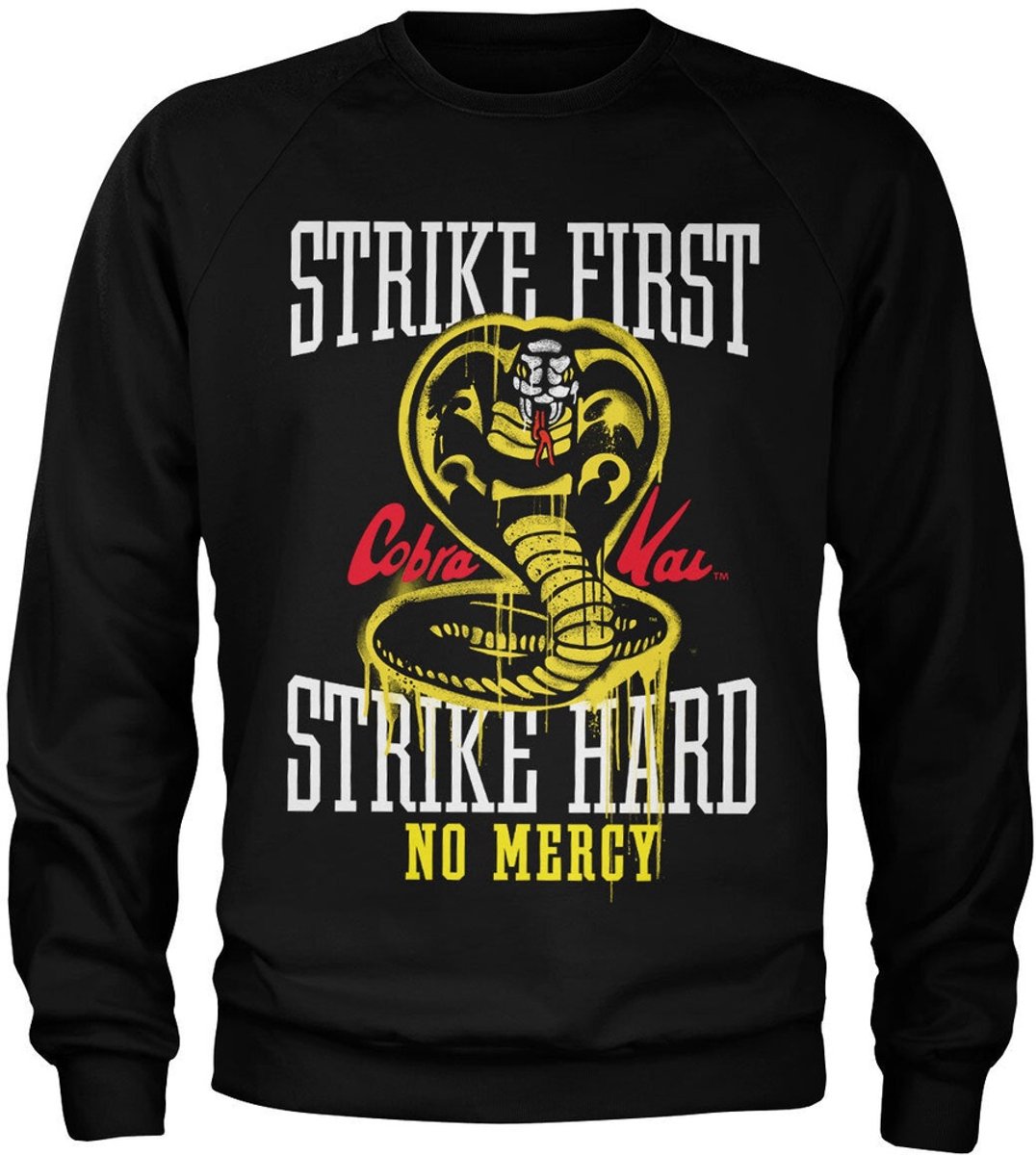 Cobra Kai Strike First Strike Hard No Mercy Sweatshirt SP-3-CK001-H41-4