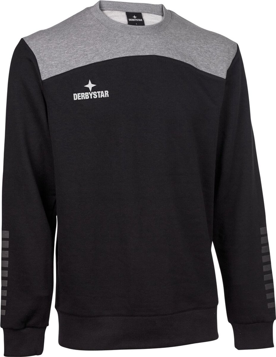 Derbystar Sweatshirt Ultimo V23 632032 Zwart/Grijs - XL