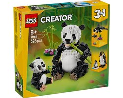 foto van LEGO Creator 3in1 Wilde dieren: pandafamilie - 31165