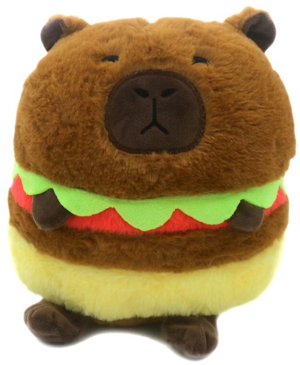Een musthave voor de echte hamburgerliefhebbers! Deze vrolijke fluffy zachte knuffel hamburger van 21cm groot krijg jij vast helemaal op! Gemakkelijk neer te zetten op allerlei plaatsen. Leuk om voor jezelf te kopen of om cadeau te geven aan iemand.