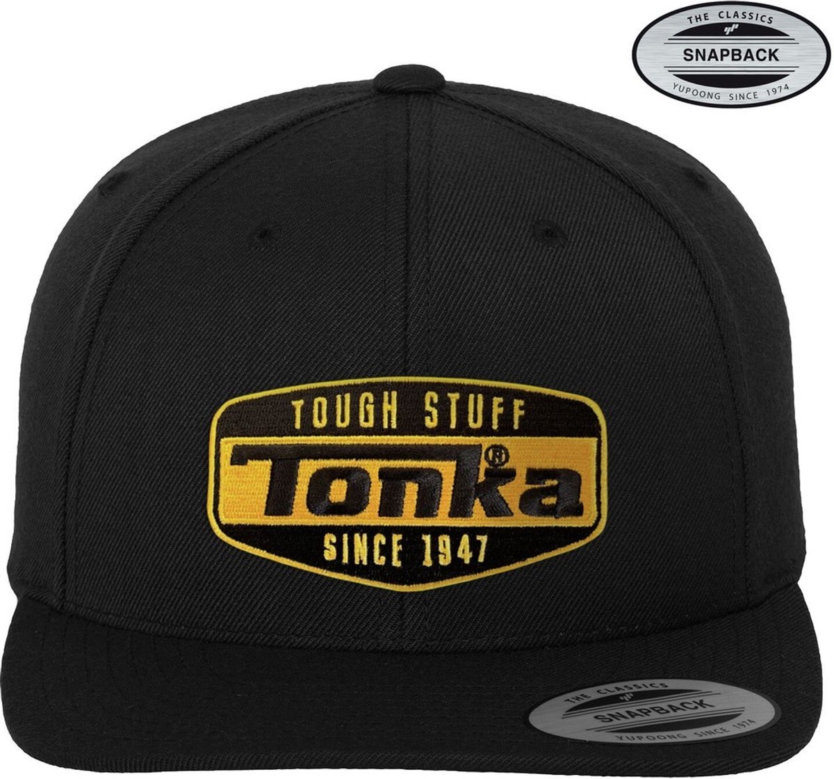 Tonka Tough Stuff Premium Snapback Cap Black
