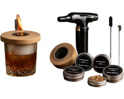 MixMaster- Cocktail Smoker Set - Smoking Gun - Whiskey - Verschillende Smaken - Luxe