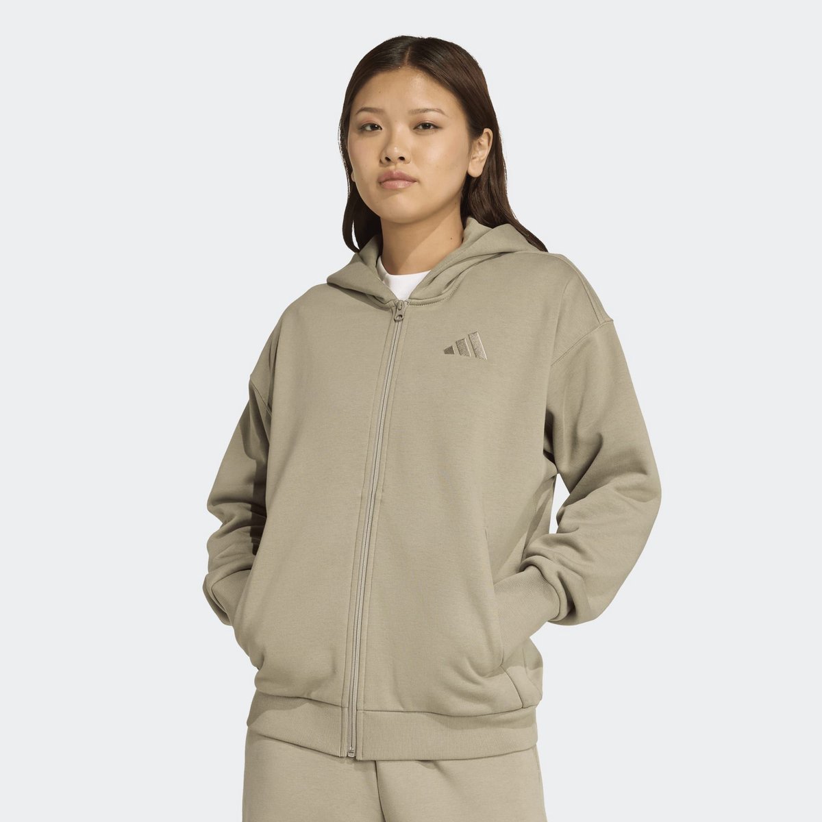 ADIDAS w all szn fz hd Hoodie dames Groen