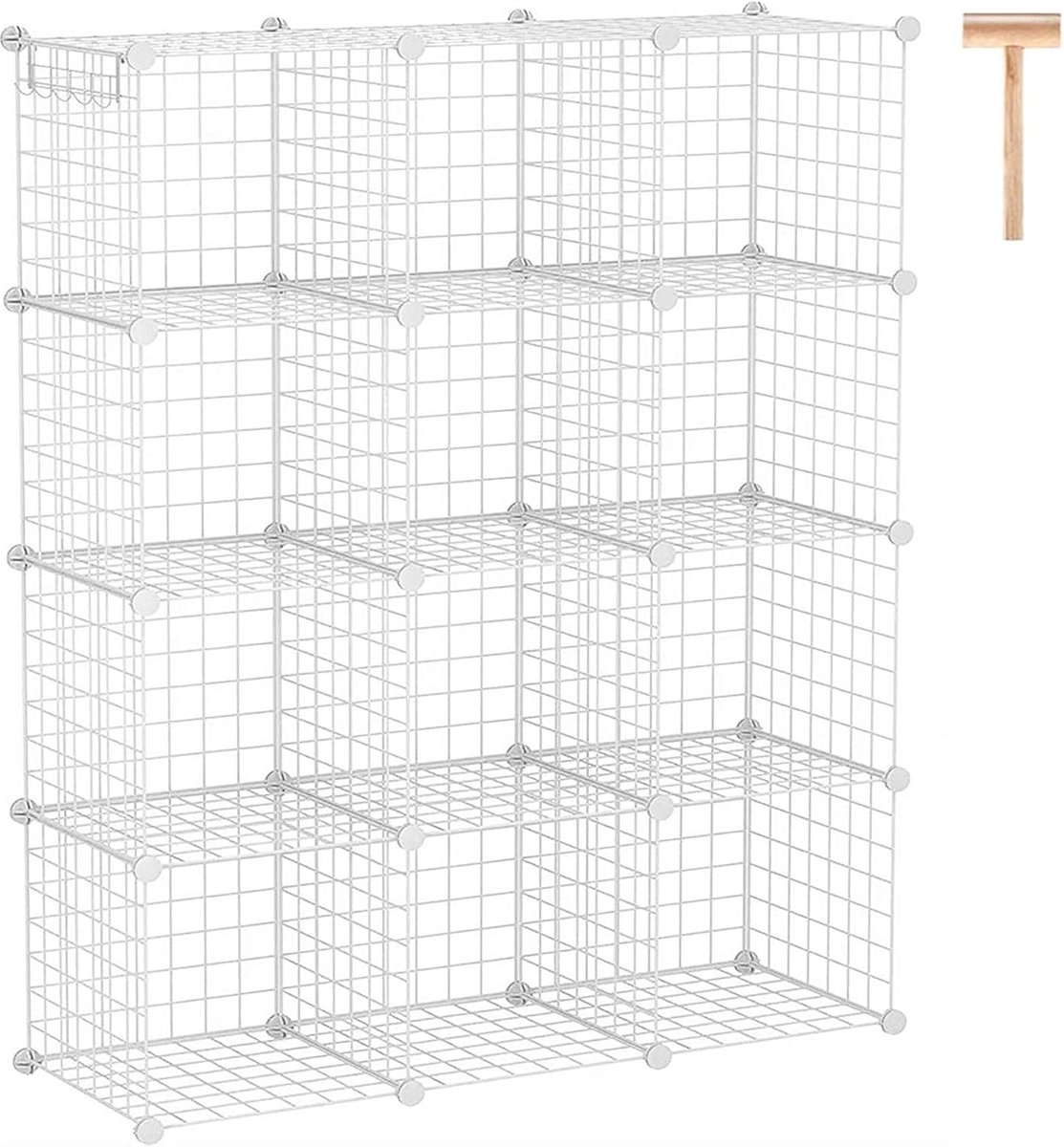 Modulaire Draadkubusopbergoplossing voor Woning en Kantoor