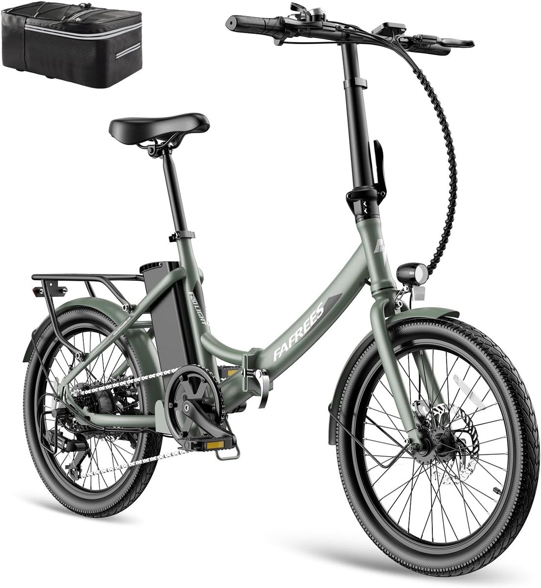 Opvouwbare Elektrische Fiets met 603 Wh en 7 Versnellingen voor Woon-werkverkeer E-bike tot 90 km