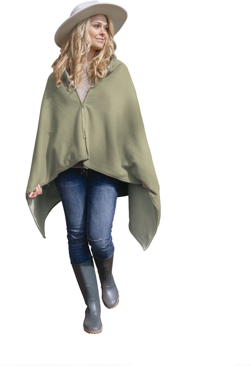 Lanaform - Heat Wrap - Verwarmde Poncho Draagbaar -