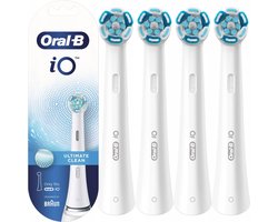 Oral-B iO Ultimate Clean - Opzetborstels - Wit - 4 Stuks - Origineel - Alle iO Modellen - Tandsteen Verwijdering