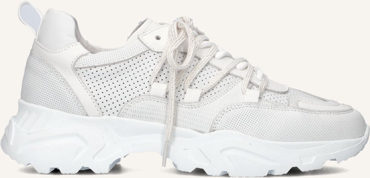 Omoda Alicia 402-g Sneakers Dames - Leren Sneaker - Wit - Maat 36