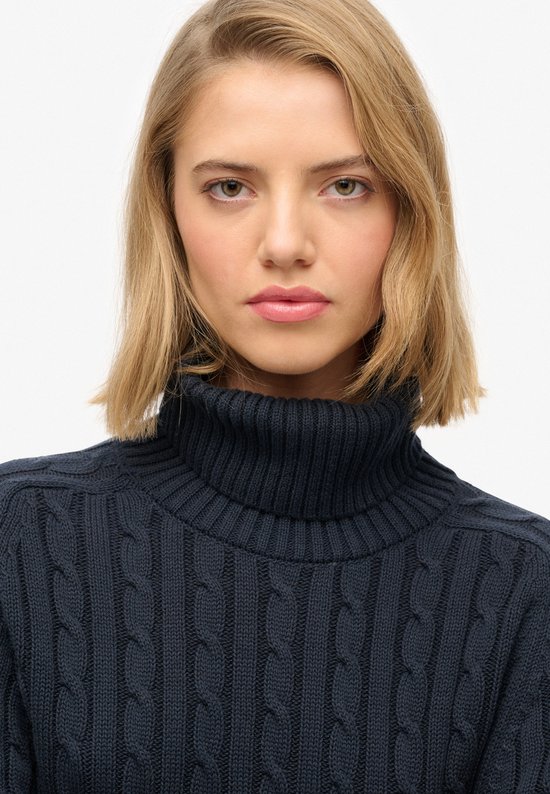 Pull col roulé Superdry Slouchy Cable pour femme - Taille 46
