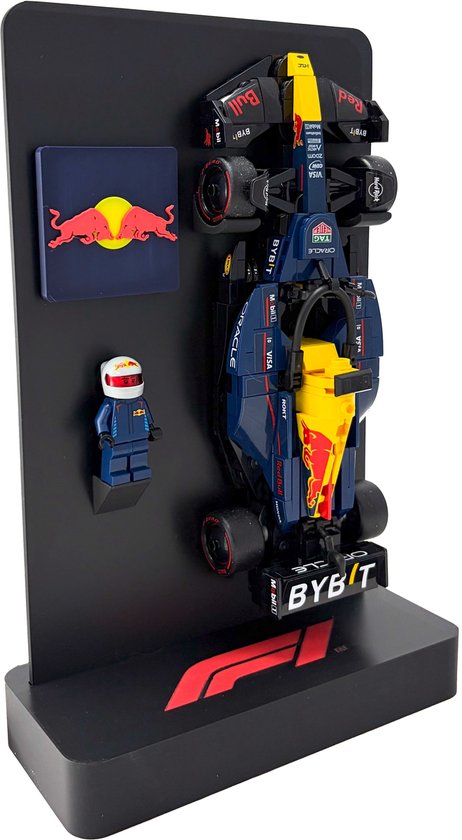 SmarThuis Display Stand – Geschikt voor LEGO® Speed Champions – Red Bull Racing – Origineel Logo - Premium Design