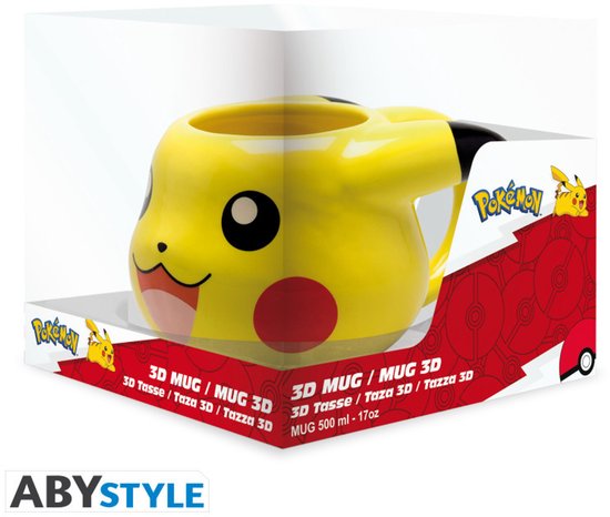 POKEMON - Pikatchu 3D Tasse van Pokémon — afbeelding 3