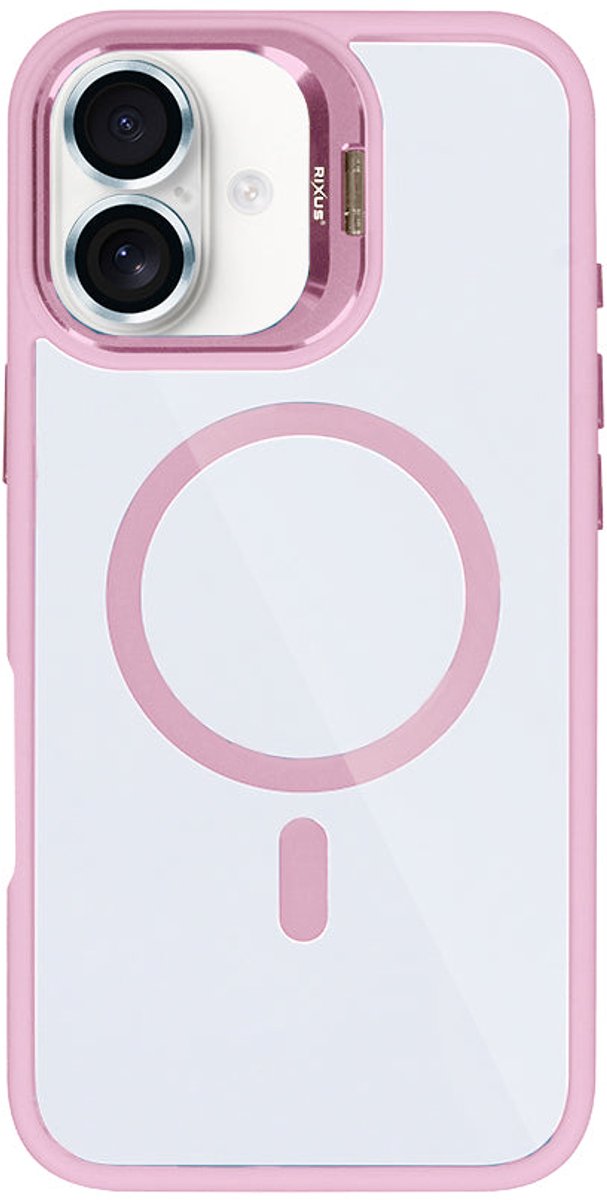 Rixus Classic 03 Case With MagSafe For Apple iPhone 17 Light Pink