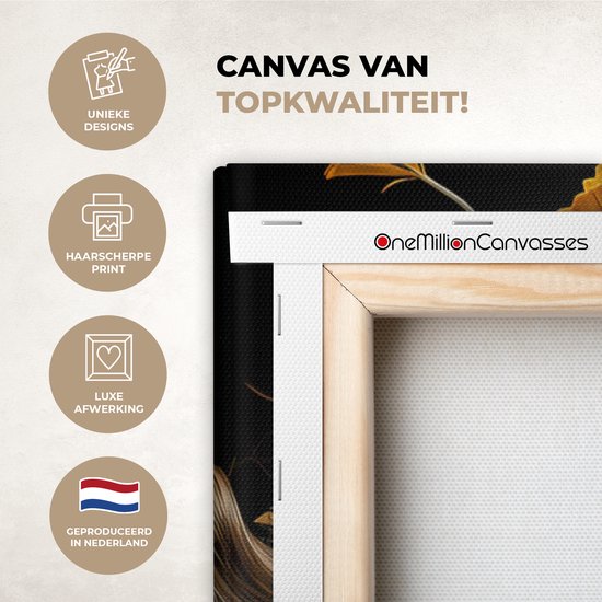 Peinture sur toile 80x120 cm - Femme fleurs - Accessoires de décoration de chambre - Peintures portrait salon - Décoration murale chambre - Décoration murale cuisine - Toile murale intérieur - Décoration maison