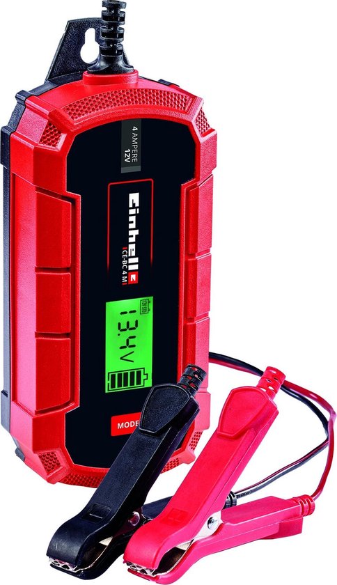 Chargeur de batterie EINHELL CE-BC 4 M - 12V - Max. courant de charge: 4A -  Batteries
