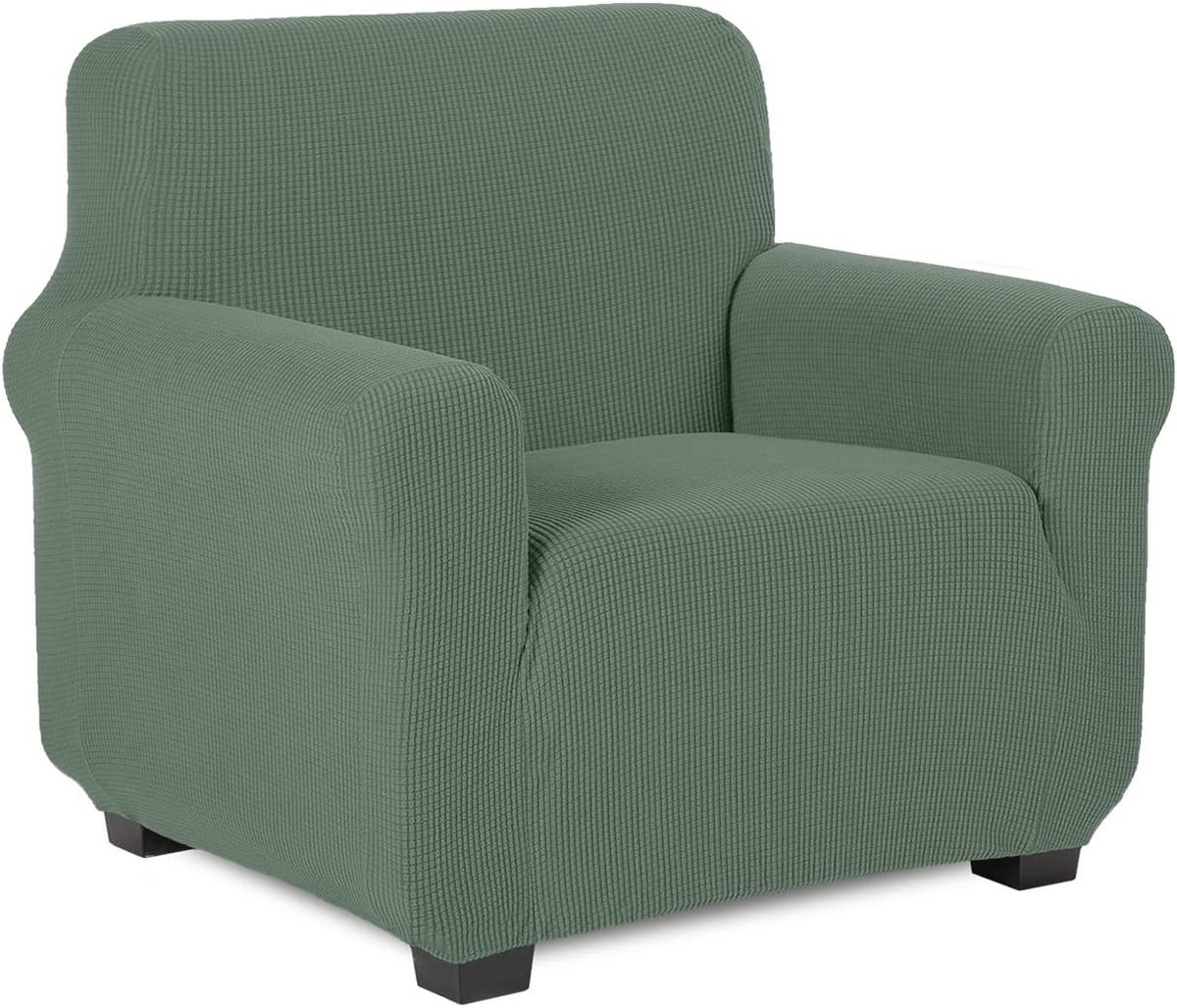 Rekbare Bankhoes voor 1-Zits Sofa - Elastische Meubelbeschermer in Blauw