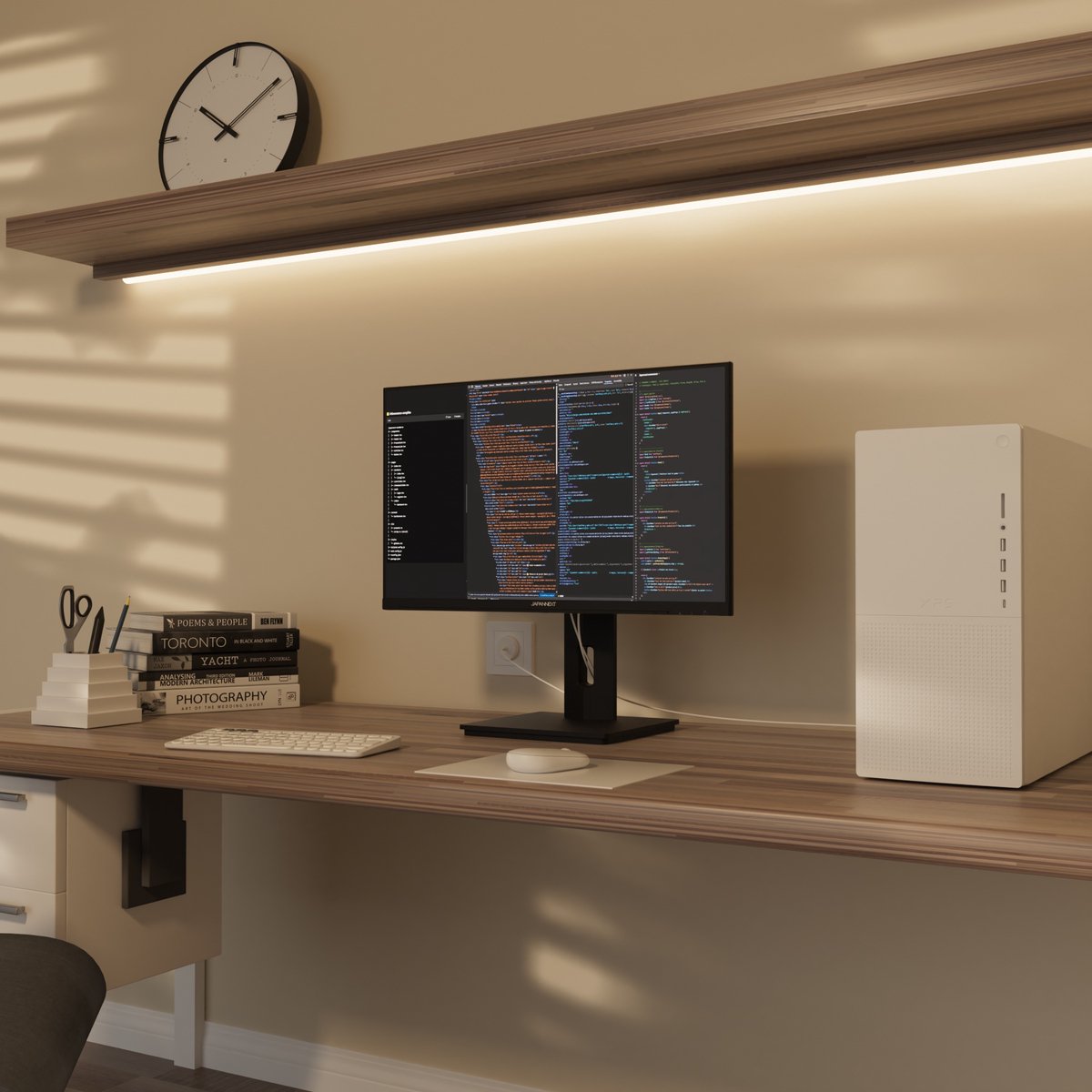 JAPANNEXT Monitor 23,8" IPS 4K UHD (3840x2160) | JN-IPS2380UHDR-C65W-HSP thumbnail 4