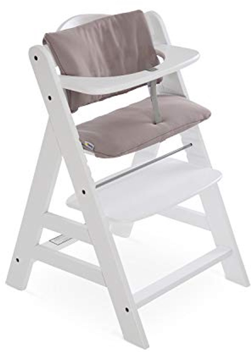 Comfortabele stoelverkleiner en kussen voor houten kinderstoelen - Beige