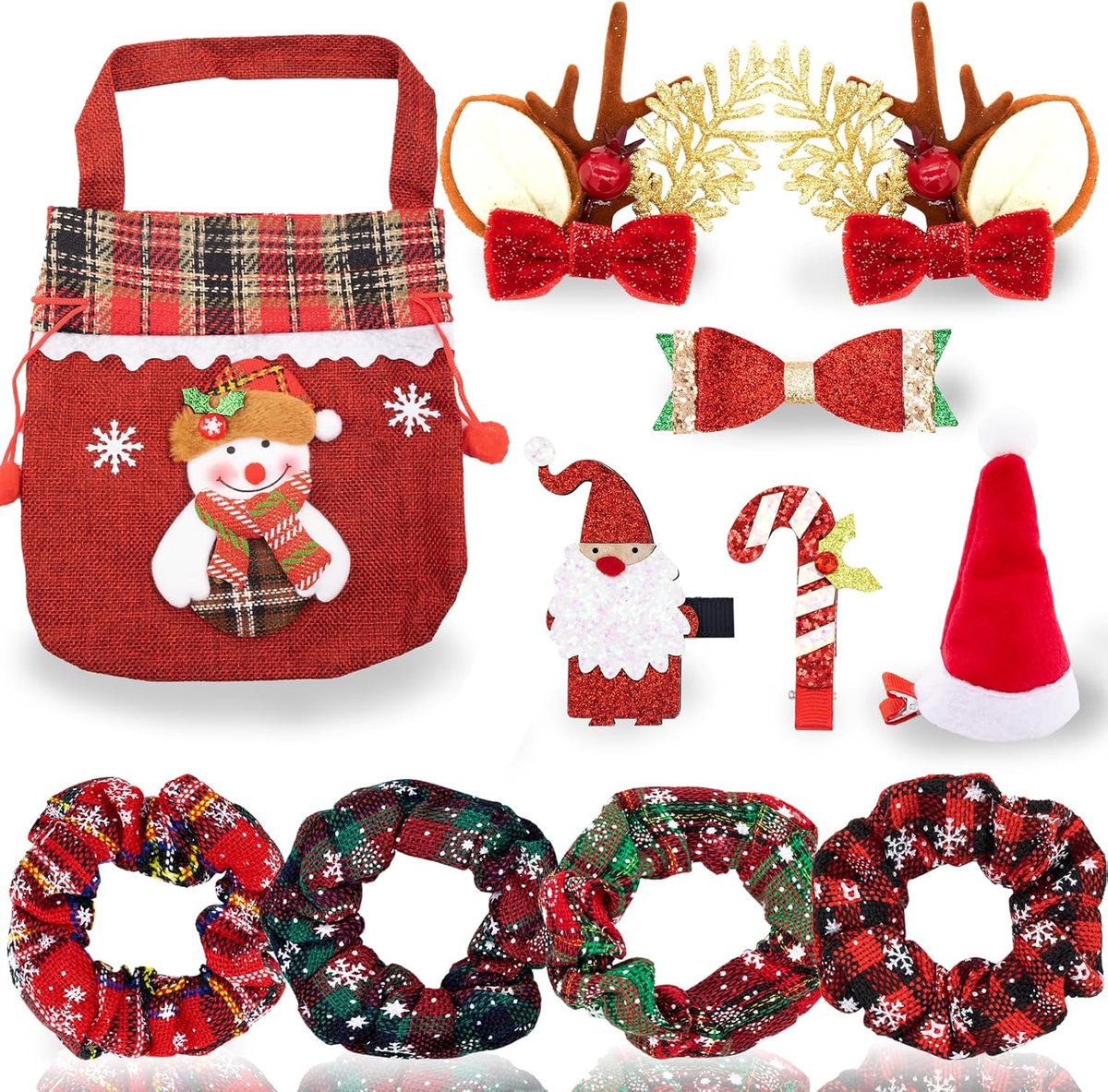 Christmas Haarbanden - Xmas Elastics - Bobbles - Haaraccessoires