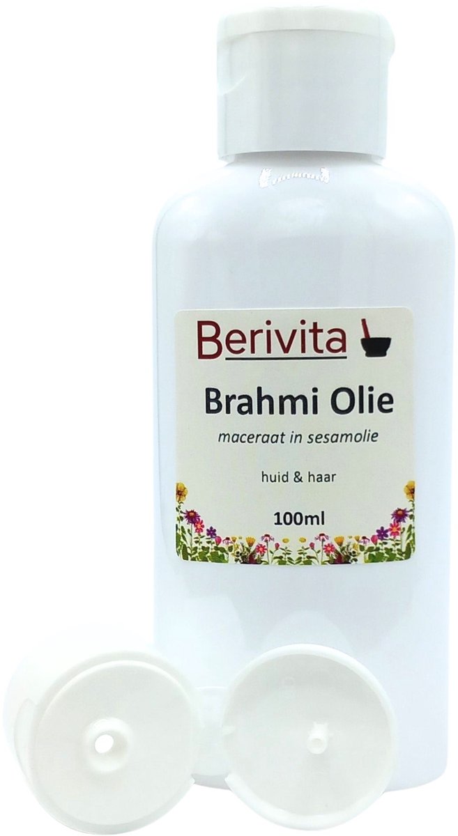 Brahmi Olie 100ml - Huid en Haar - Maceraat met Bacopa monnieri Bladeren