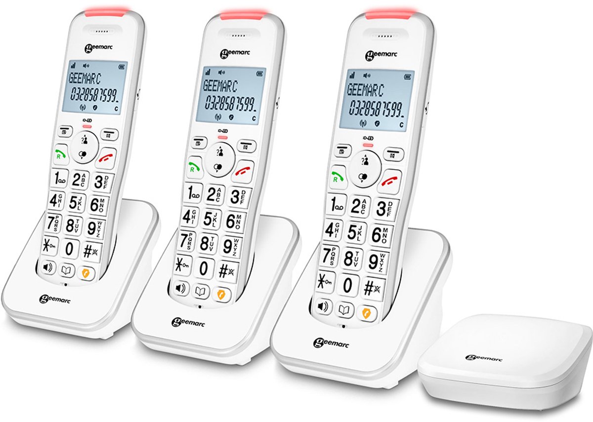 geemarc Liberty 200 trio dect telefoon