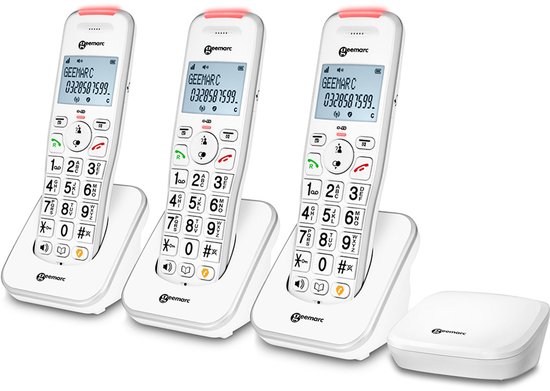 Geemarc Liberty 200 Trio DECT telefoon foto 2