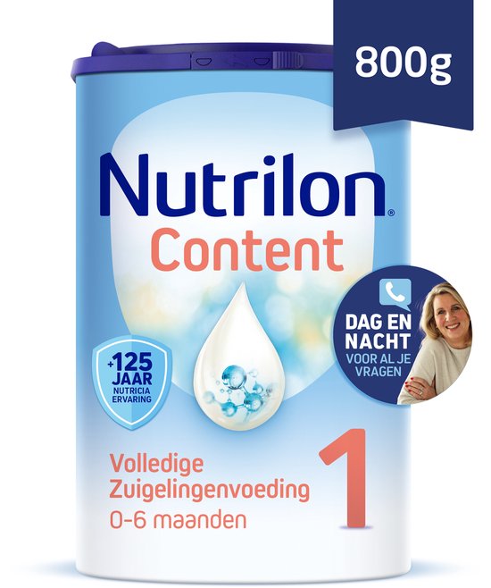 Nutrilon Content 1  - Flesvoeding Vanaf De Geboorte - 800g