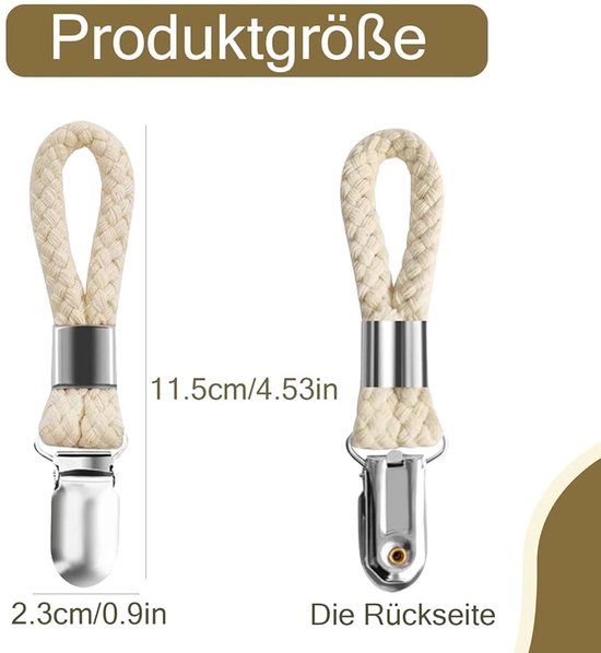 Egoods - Handdoekclips voor keuken (4 stuks) - voorkomt handdoek op de