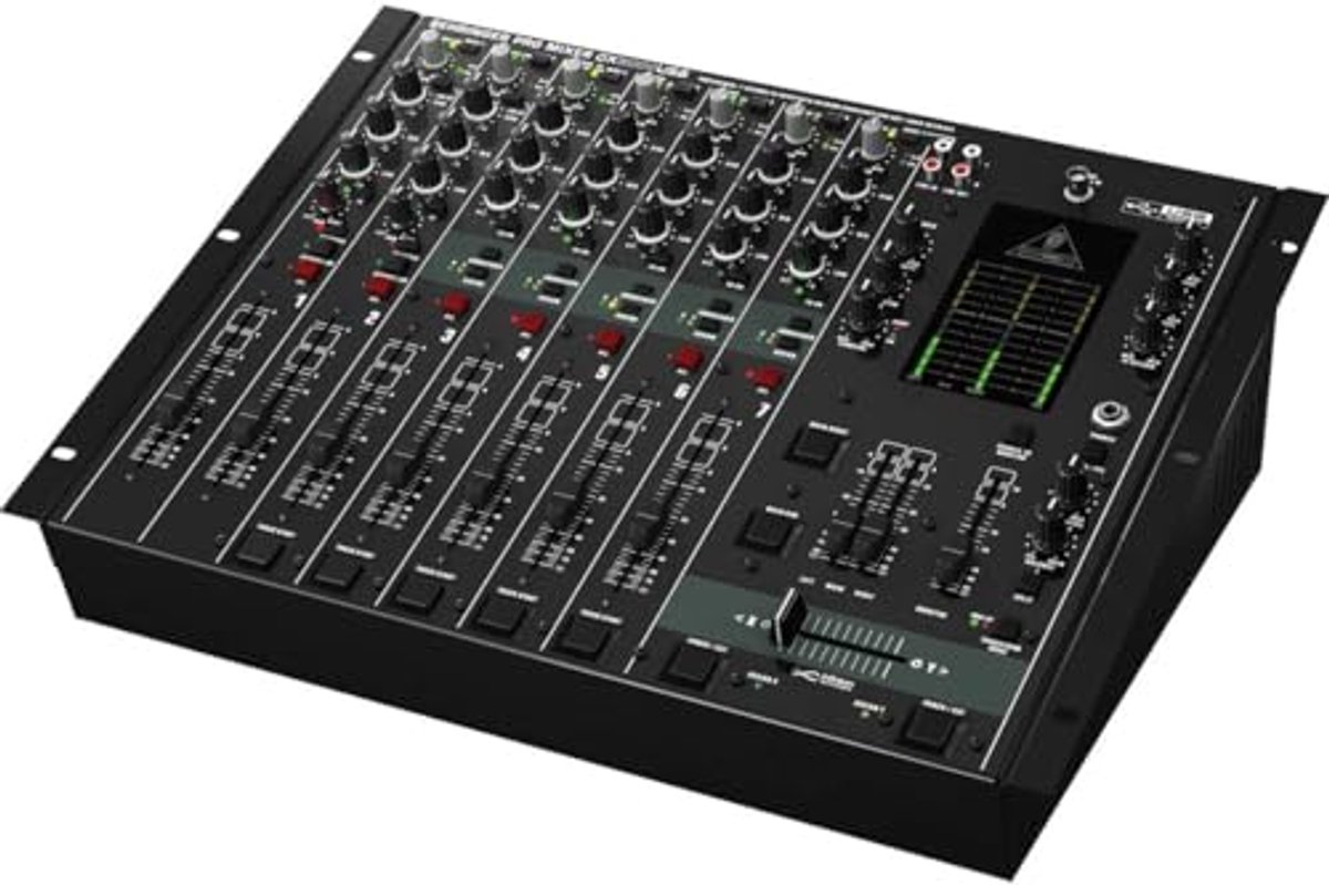 Professionele 7-kanaals DJ-mixer met USB-interface en contactvrije VCA crossfader