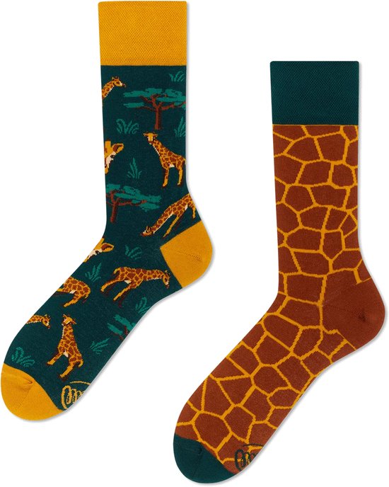Chaussettes unisexes Many Mornings - La girafe - Unisexe - Taille : 39-42