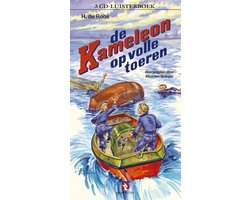 Omslag van De Kameleon Op Volle Toeren Luisterboek 3Cd's