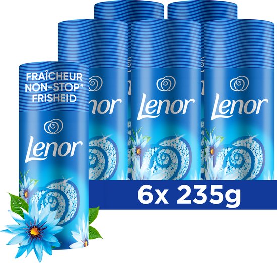 Lenor Geurbooster Voor Je Was - Zeebries - Geurparels - Voordeelverpakking 6 x 235g