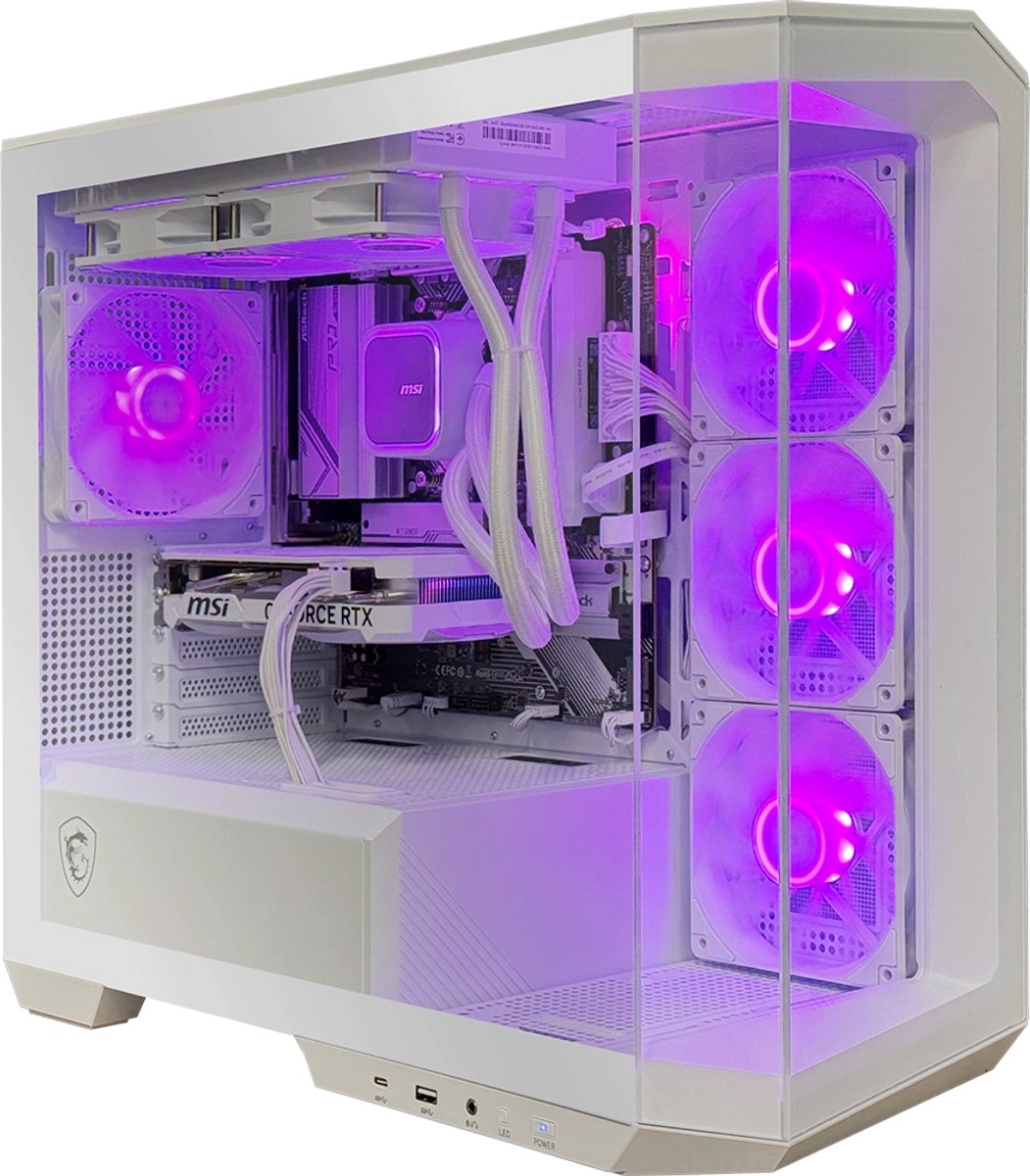 Xgaming Snow Raptor - AMD Ryzen 7 8700 - Nvidia GeForce RTX 5060 - 1TB NVME SSD - 64GB DDR5