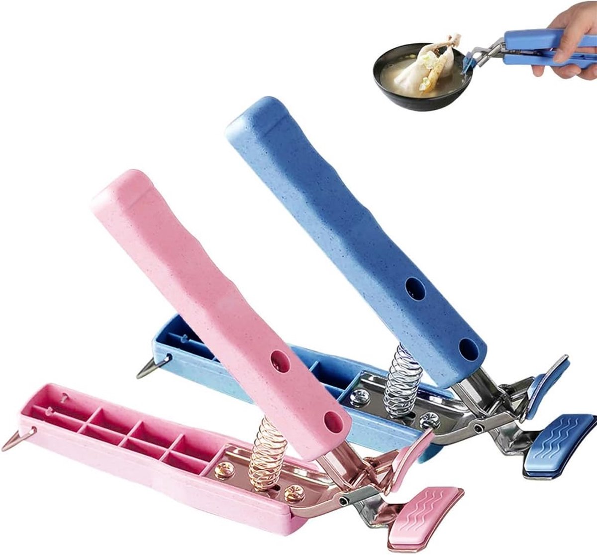 Ibenzoa® Twee Stuks Keukentang Set voor Veilig Vastpakken van Heet Keukengerei