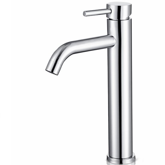 LOMAZOO Wastafelkraan - Badkamerkraan - Kraan Badkamer Wastafel - Chroom [NEMESIS]