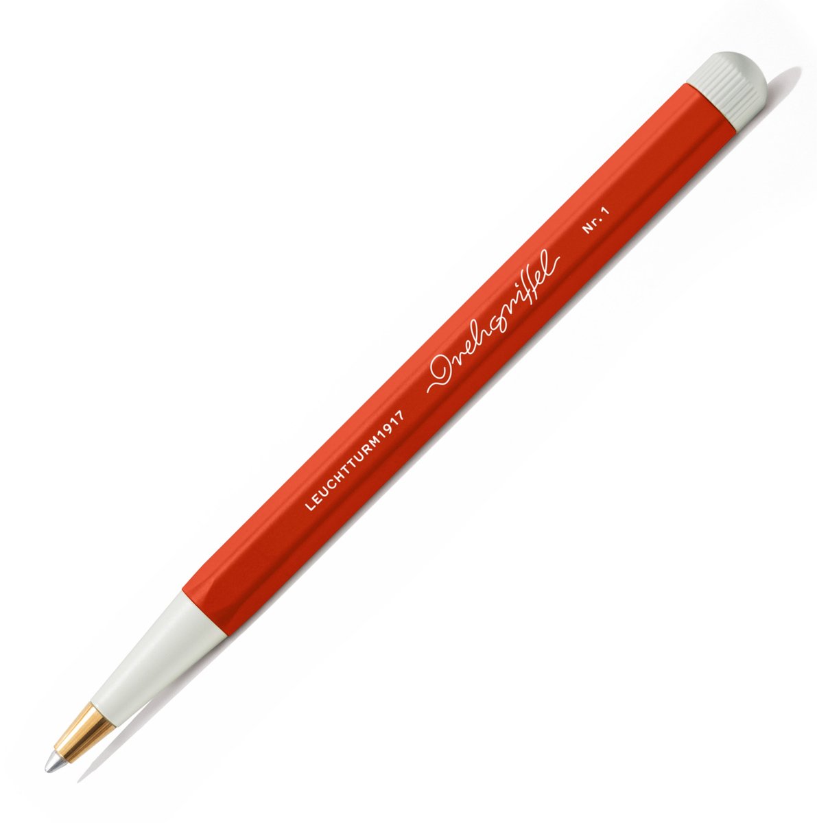 Leuchtturm Drehgriffel Gel fox red