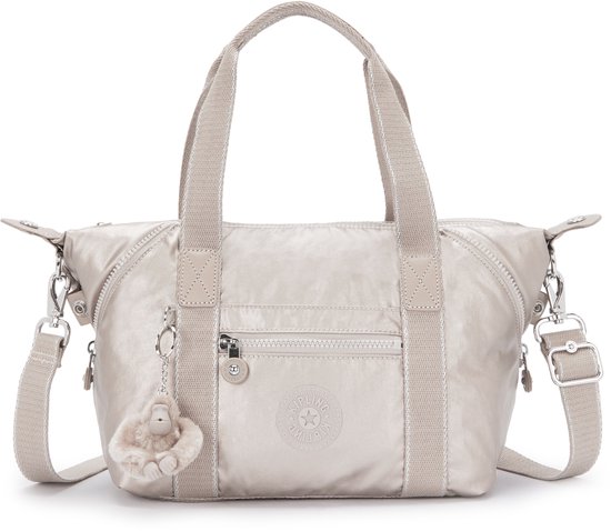 kipling Sac à main Sac à épaule bandoulière Basic Plus Eyes Wide Open Art Mini Handbag Metallic Glow Beige