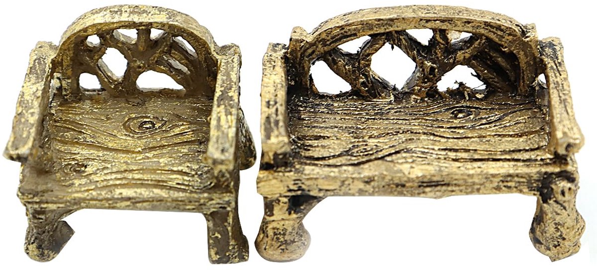 Rustic Sofa, Fairy Garden Accessories, Mini Creative DIY Ornaments for Resin Gardens, Mini Sofa
