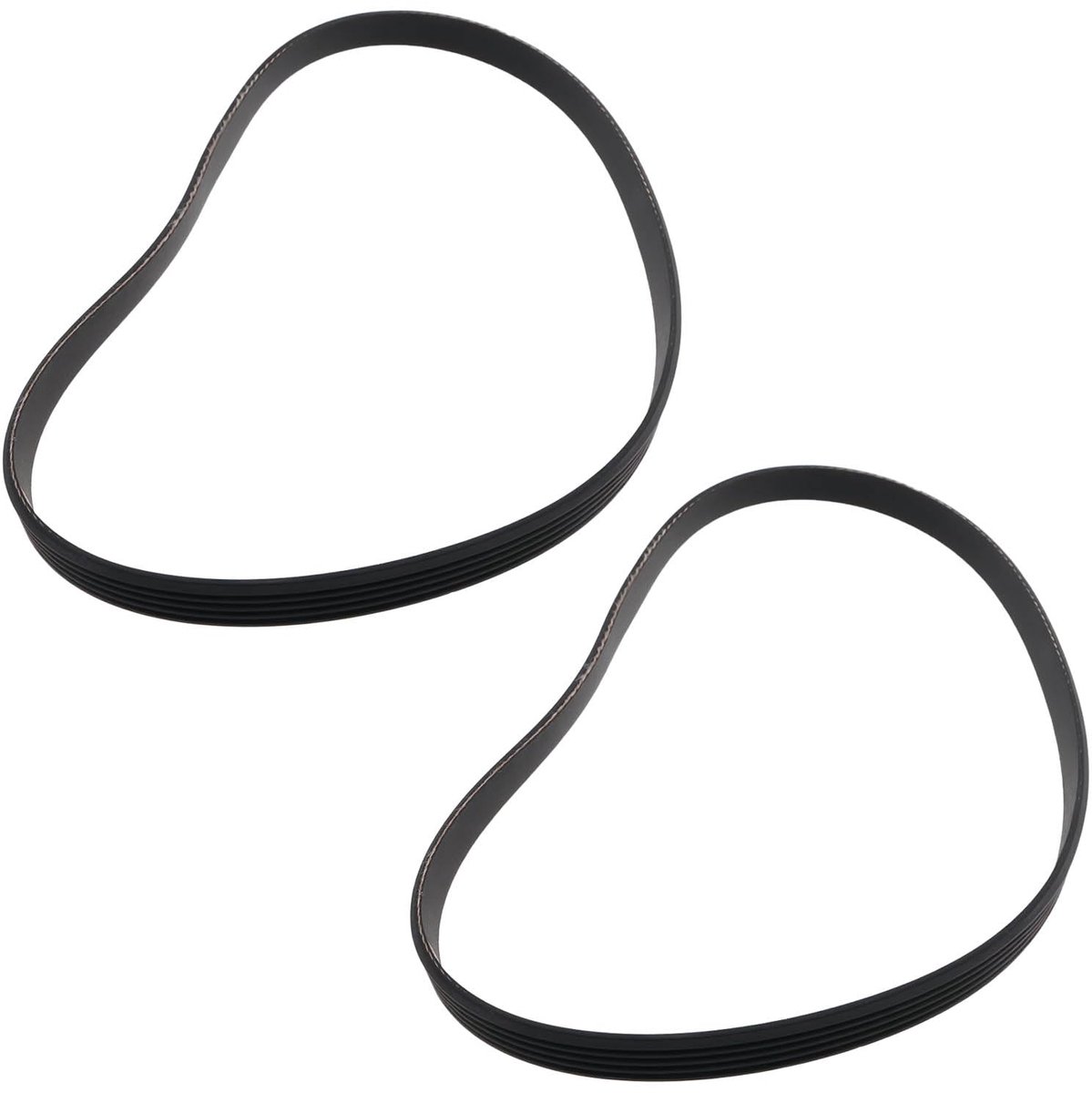 2pcs 5PJ605 V-Ribbed Belt Rubber Drive Belt Replacement V Belt Compatible with SCHEPPACH HMS 850/1070 Trimmers (605 x 12mm)