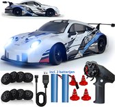 PolkaHome RC Drift Auto 1:24 – Afstandsbestuurbare RC Auto – 4WD – 2 Accu’s – 20 km/h