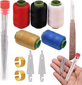 4 Stuks Breien Vingerhoed Gereedschap Plastic Vingergeleiders Trui Wol Garen Naaien Accessoires