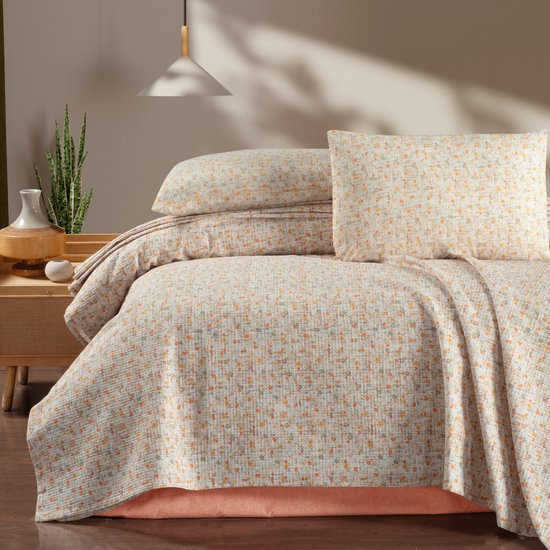 Bedspreiset - Lits-Jumeaux - 260x220/240 + 1 kussenslopen 60x70 - Aurora