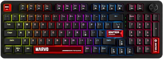 Marvo Arma 98 toetsen mechanisch gaming toetsenbord