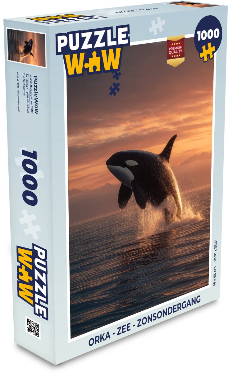 Orka - Zee - Zonsondergang